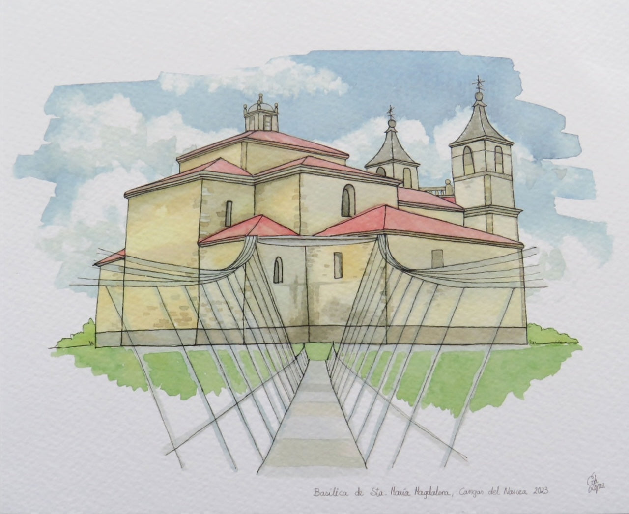 Lámina de Cangas del Narcea (Basílica)