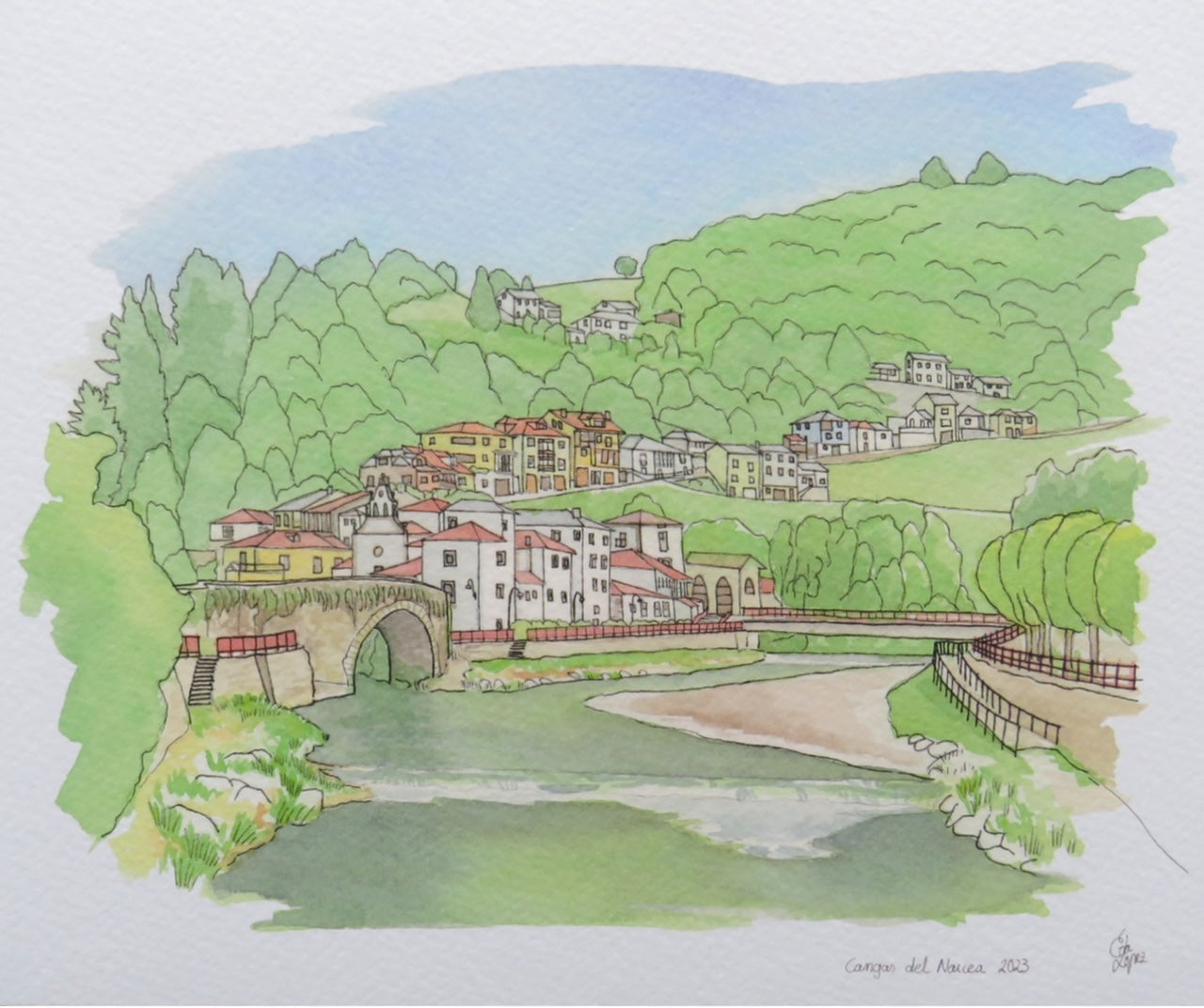 Lámina de Cangas del Narcea