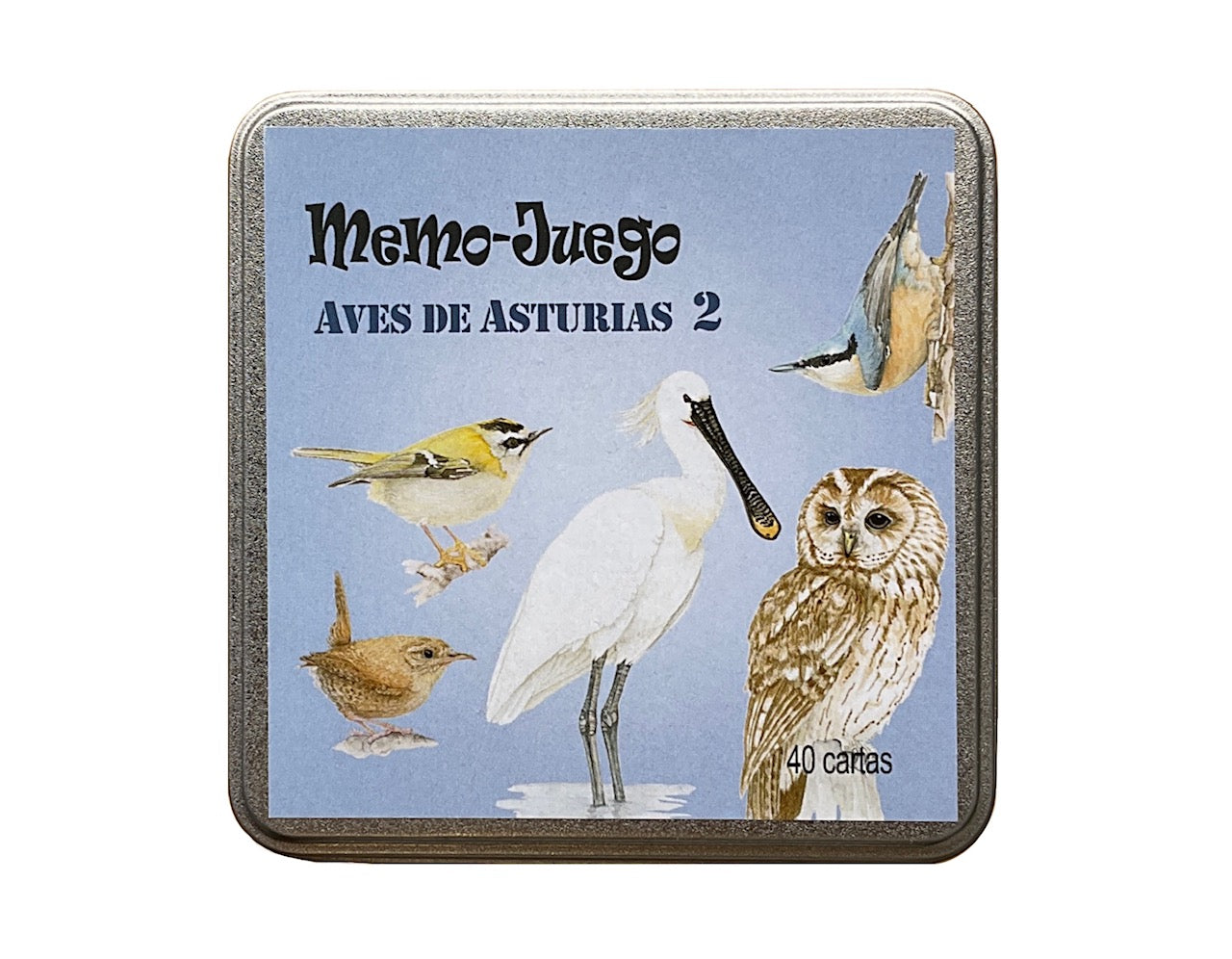 Juego de memoria "Aves de Asturias 2"