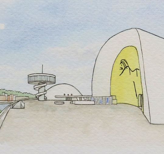 Lámina de Centro Niemeyer (Avilés)