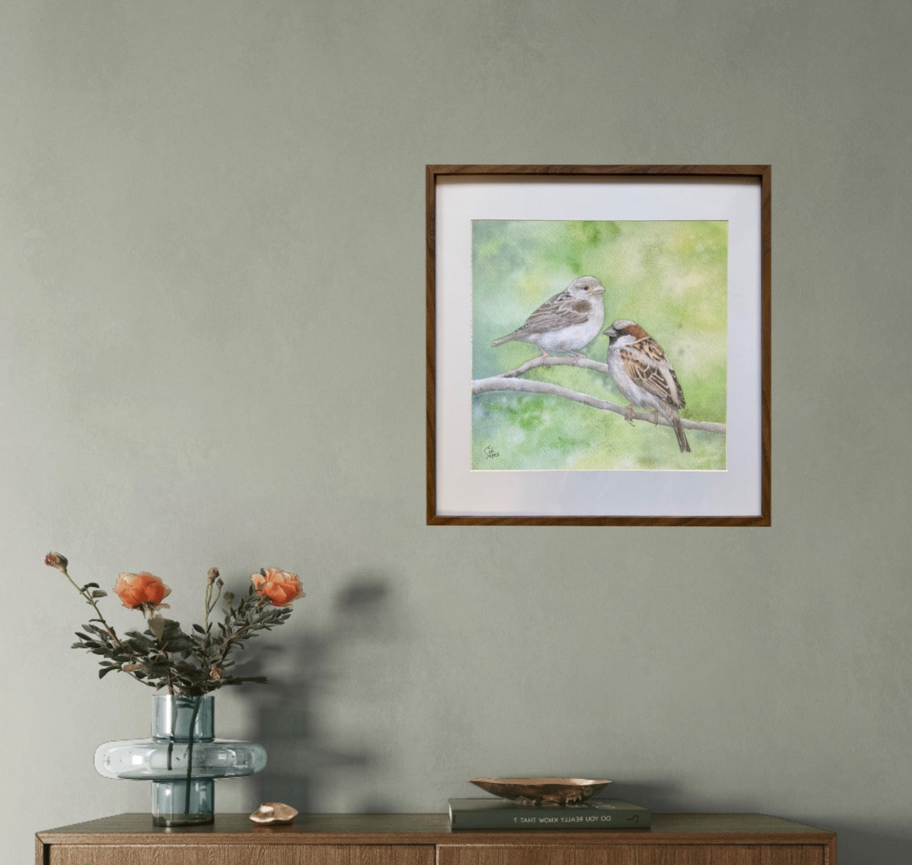 Lámina de gorriones